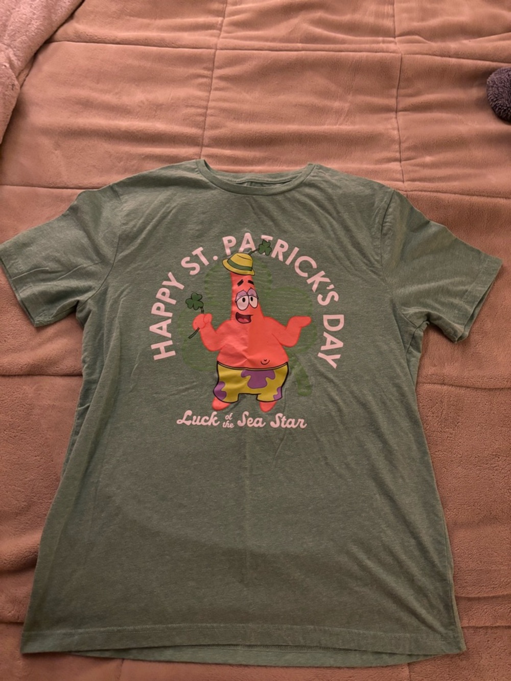 Patrick Star St. Patrick's Day Graphic Tee - Green